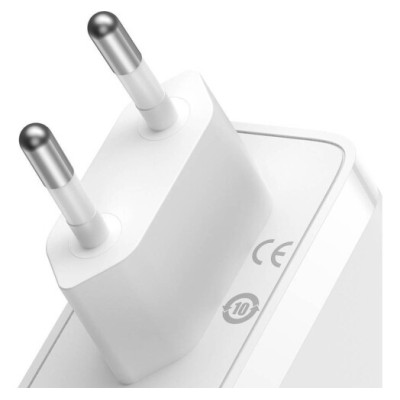 Зарядний Пристрій Baseus GaN5 Pro 140W 2 x Type-C + USB + Кабель Type-C - Type-C (CCGP100202) white