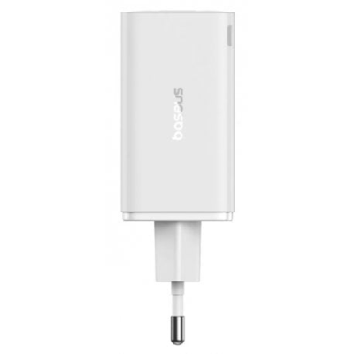 Зарядний Пристрій Baseus GaN6 Pro 65W FC 2xUSB-C | 2xUSB-A (P10162701213-00) White