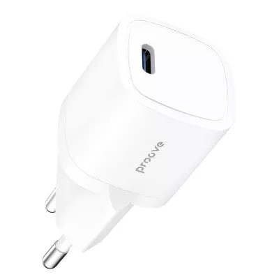 Зарядний Пристрій Proove Silicone Power 20W (Type-C) (WCSP20010002) White Зарядний Пристрій Proove Silicone Power 20W (Type-C) (WCSP20010002) White