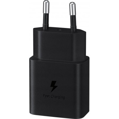 Зарядний Пристрій Samsung EP-T1510XBEGRU 15W Power Adapter + Type-C to Type-C Cable Black Зарядний Пристрій Samsung EP-T1510XBEGRU 15W Power Adapter + Type-C to Type-C Cable Black