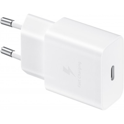 Зарядний Пристрій Samsung EP-T1510XWEGRU 15W Power Adapter + Type-C to Type-C Cable White Зарядний Пристрій Samsung EP-T1510XWEGRU 15W Power Adapter + Type-C to Type-C Cable White