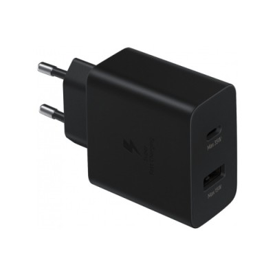 Зарядний Пристрій Samsung EP-TA220NBEGRU Power Adapter Duo (35W) Black