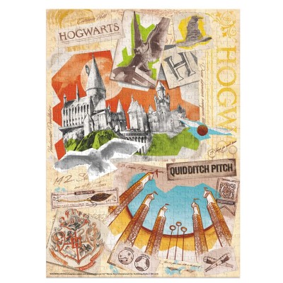 Пазл Hard-M Harry Potter. Школа Гоґвортс та поле для Квідичу, 450 Пазл Hard-M Harry Potter. Школа Гоґвортс та поле для Квідичу, 450