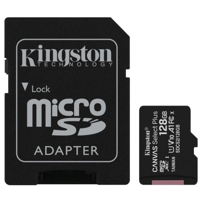 Картка пам'ятi KINGSTON microSDXC 128Gb Canvas Select+ A1 (R100/W85) +ad Картка пам'ятi KINGSTON microSDXC 128Gb Canvas Select+ A1 (R100/W85) +ad