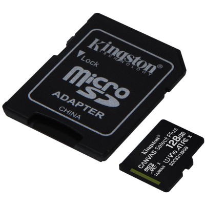 Картка пам'ятi KINGSTON microSDXC 128Gb Canvas Select+ A1 (R100/W85) +ad Картка пам'ятi KINGSTON microSDXC 128Gb Canvas Select+ A1 (R100/W85) +ad