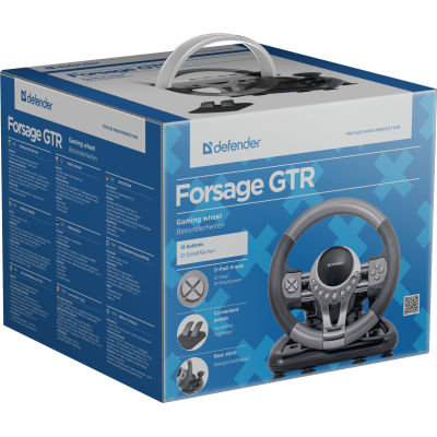 Маніп. до ігор DEFENDER FORSAGE (USB) Кермо Маніп. до ігор DEFENDER FORSAGE (USB) Кермо