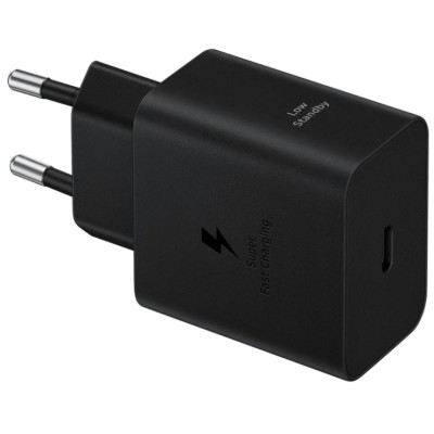 Зарядний Пристрій Samsung 45W Compact Power Adapter (w C to C Cable) EP-T4511XBEGEU / Чорна Зарядний Пристрій Samsung 45W Compact Power Adapter (w C to C Cable) EP-T4511XBEGEU / Чорна