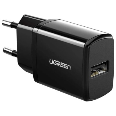 Мережевий Зарядний пристрій UGREEN ED011 USB Wall Charger 2.1A (50459) Black Мережевий Зарядний пристрій UGREEN ED011 USB Wall Charger 2.1A (50459) Black
