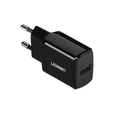 Мережевий Зарядний пристрій UGREEN ED011 USB Wall Charger 2.1A (50459) Black Мережевий Зарядний пристрій UGREEN ED011 USB Wall Charger 2.1A (50459) Black
