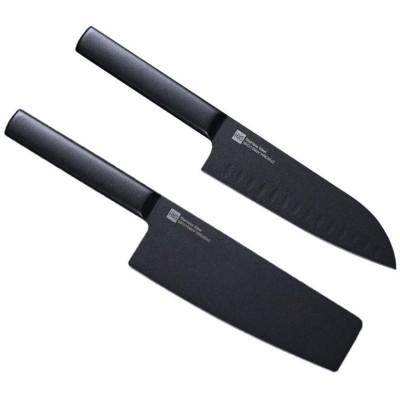 Набір кухонних ножів Xiaomi Huo Hou Black Non-stick Heat Knife 2 HU0015 Набір кухонних ножів Xiaomi Huo Hou Black Non-stick Heat Knife 2 HU0015