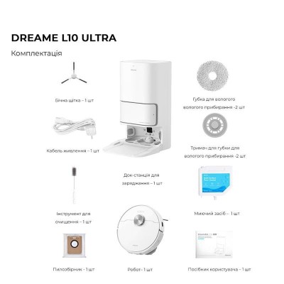Робот-пилосос Dreame L10 Ultra (RLS6LADC-6) Робот-пилосос Dreame L10 Ultra (RLS6LADC-6)