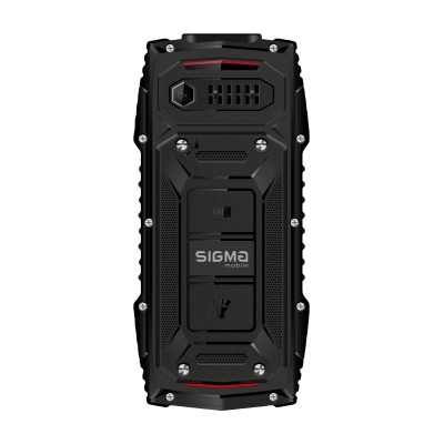 Телефон Sigma Mobile X-Treme AZ68 Black/Red