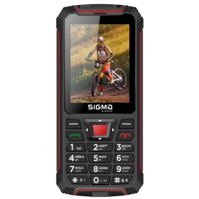 Телефон Sigma Mobile X-Treme PR68 Black/Red Телефон Sigma Mobile X-Treme PR68 Black/Red