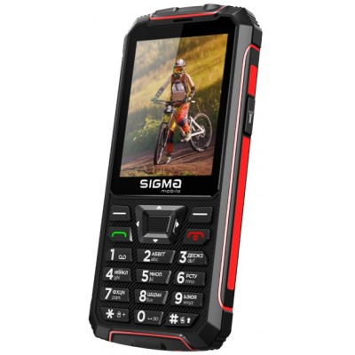Телефон Sigma Mobile X-Treme PR68 Black/Red Телефон Sigma Mobile X-Treme PR68 Black/Red