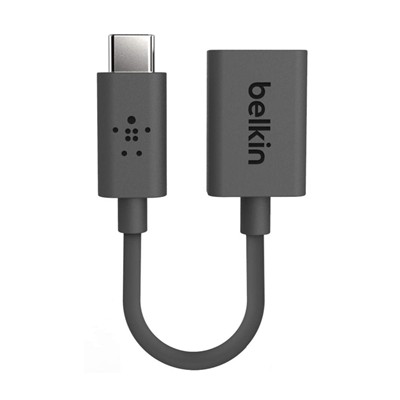 Адаптер Belkin USB-C - USB 3.0 (CM/AM) 0.14m, black (F2CU036btBLK) Адаптер Belkin USB-C - USB 3.0 (CM/AM) 0.14m, black (F2CU036btBLK)