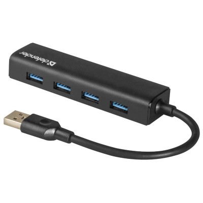 Комп.Аксесуари DEFENDER (83204)Хаб,Quadro Express USB3.0, Комп.Аксесуари DEFENDER (83204)Хаб,Quadro Express USB3.0,