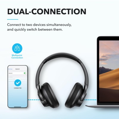 Навушники ANKER SoundСore Q20i Black Навушники ANKER SoundСore Q20i Black