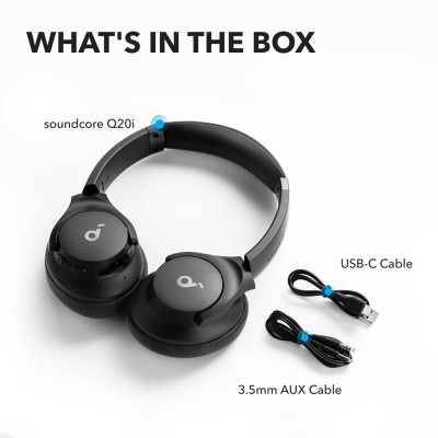 Навушники ANKER SoundСore Q20i Black Навушники ANKER SoundСore Q20i Black