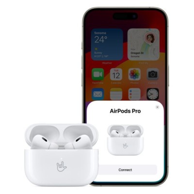 Навушники Apple AirPods Pro 2 с MagSafe Charging Case (USB-C) (MTJV3) (2023) Навушники Apple AirPods Pro 2 с MagSafe Charging Case (USB-C) (MTJV3) (2023)