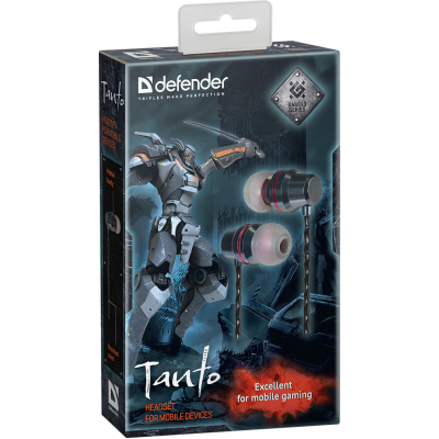 Навушники DEFENDER (64451)Tanto чорний + сірий Навушники DEFENDER (64451)Tanto чорний + сірий
