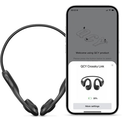 Навушники QCY T22 Crossky Link Black Навушники QCY T22 Crossky Link Black