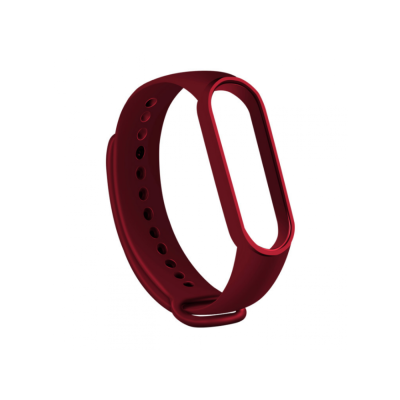 Ремінець для фітнес браслета Mi Band 5/6 Dark Red