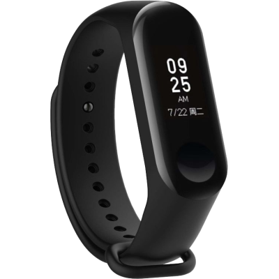 Ремінець для фітнес браслета Xiaomi Mi Band 3/4 Black