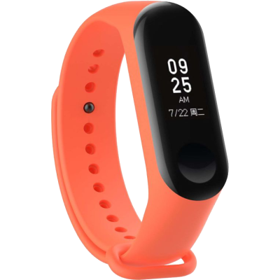 Ремінець для фітнес браслета Xiaomi Mi Band 3/4 Orange