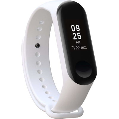 Ремінець для фітнес браслета Xiaomi Mi Band 3/4 White