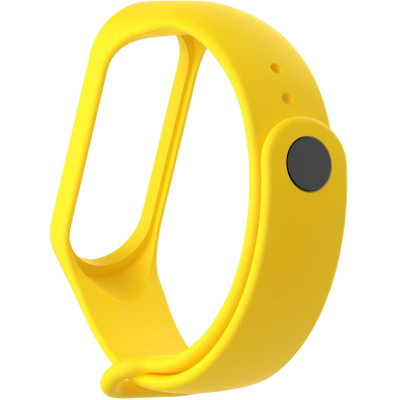 Ремінець для фітнес браслета Xiaomi Mi Band 3/4 Yellow