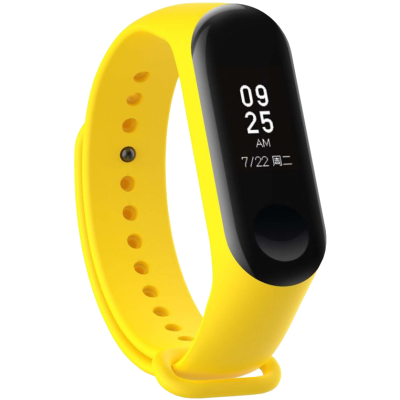 Ремінець для фітнес браслета Xiaomi Mi Band 3/4 Yellow