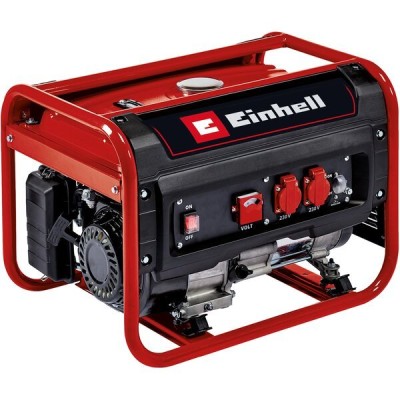 Генератор бензиновий Einhell TC-PG 25/1/E5, 230В (1 фаза), 2.1/2.4кВт, ручний старт, AVR, 37кг Генератор бензиновий Einhell TC-PG 25/1/E5, 230В (1 фаза), 2.1/2.4кВт, ручний старт, AVR, 37кг