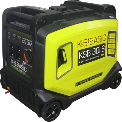 Генератор бензиновий інверторний Konner&Sohnen KSB 30i S, 230В, 3.3кВт, ручний старт, 40кг Генератор бензиновий інверторний Konner&Sohnen KSB 30i S, 230В, 3.3кВт, ручний старт, 40кг