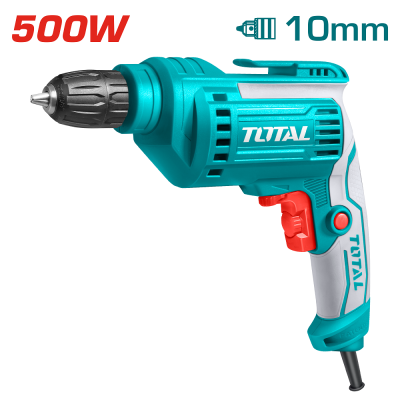Дриль TOTAL TD2051026-2 500Вт, 10мм, 0-3300об/хв. Дриль TOTAL TD2051026-2 500Вт, 10мм, 0-3300об/хв.
