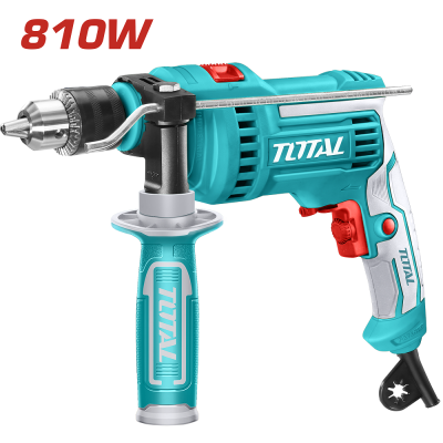 Дриль TOTAL TG1081316 ударний, 810Вт, 13мм, 0-2800об/хв. Дриль TOTAL TG1081316 ударний, 810Вт, 13мм, 0-2800об/хв.