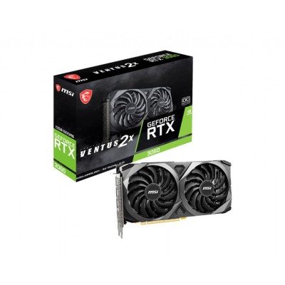 Відеокарта PCIE16 RTX3060 12GB LHR RTX 3060 VENTUS 2X 12G OC MSI Відеокарта PCIE16 RTX3060 12GB LHR RTX 3060 VENTUS 2X 12G OC MSI