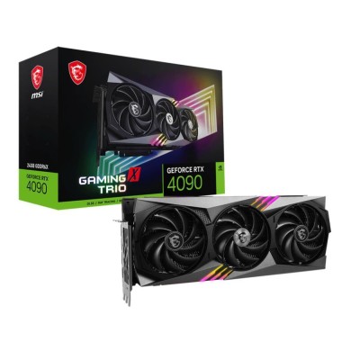 Відеокарта PCIE16 RTX4090 24GB GDDR6X RTX 4090 GAMING X TRIO 24G MSI Відеокарта PCIE16 RTX4090 24GB GDDR6X RTX 4090 GAMING X TRIO 24G MSI