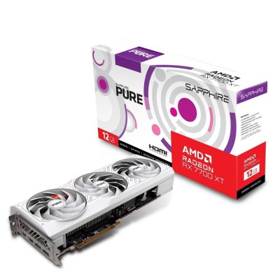 Відеокарта PCIE16 RX7700XT 12GB GDDR6 PURE 11335-03-20G SAPPHIRE Відеокарта PCIE16 RX7700XT 12GB GDDR6 PURE 11335-03-20G SAPPHIRE