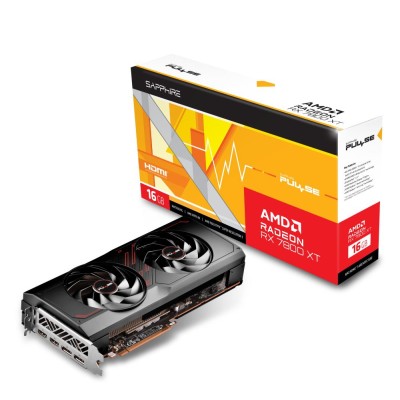Відеокарта PCIE16 RX7800XT 16GB GDDR6 PULSE 11330-02-20G SAPPHIRE Відеокарта PCIE16 RX7800XT 16GB GDDR6 PULSE 11330-02-20G SAPPHIRE