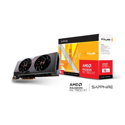 Відеокарта PCIE16 RX7800XT 16GB GDDR6 PULSE 11330-02-20G SAPPHIRE Відеокарта PCIE16 RX7800XT 16GB GDDR6 PULSE 11330-02-20G SAPPHIRE