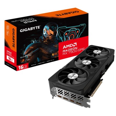 Відеокарта PCIE16 RX7900GRE 16GB R79GREGAMING OC-16GD GIGABYTE Відеокарта PCIE16 RX7900GRE 16GB R79GREGAMING OC-16GD GIGABYTE