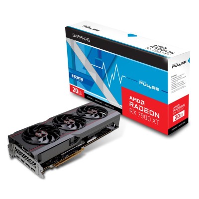 Відеокарта PCIE16 RX7900XT 20GB GDDR6 PULSE 11323-02-20G SAPPHIRE Відеокарта PCIE16 RX7900XT 20GB GDDR6 PULSE 11323-02-20G SAPPHIRE