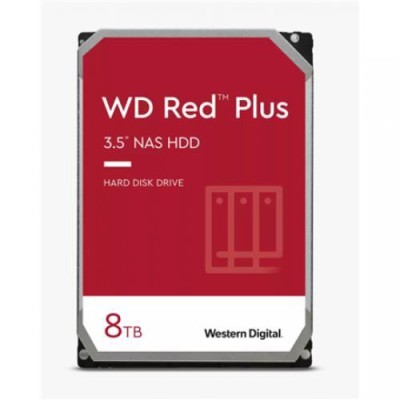 Запам’ятовувальний пристрій на жорстких дисках (HDD) SATA 8TB 6GB/S 256MB RED PLUS WD80EFZZ WDC Запам’ятовувальний пристрій на жорстких дисках (HDD) SATA 8TB 6GB/S 256MB RED PLUS WD80EFZZ WDC