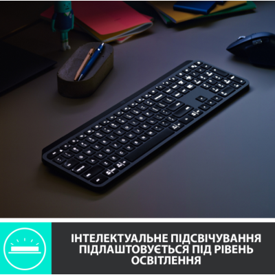 Клавіатура LOGITECH MX Master Keys for Business-GRAPHITE-US Клавіатура LOGITECH MX Master Keys for Business-GRAPHITE-US