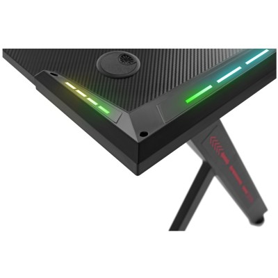 Комп.Аксесуари DEFENDER Стіл ігровий Extreme RGB 110x60x75мм, чорний Комп.Аксесуари DEFENDER Стіл ігровий Extreme RGB 110x60x75мм, чорний