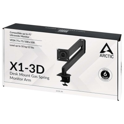 Кріплення для монітора ARM X1-3D AEMNT00062A ARCTIC Кріплення для монітора ARM X1-3D AEMNT00062A ARCTIC
