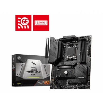 Материнська плата AMD B650 SAM5 ATX MAG B650 TOMAHAWK WIFI MSI Материнська плата AMD B650 SAM5 ATX MAG B650 TOMAHAWK WIFI MSI