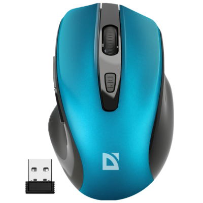 Миша DEFENDER (52054) Prime MB-053, 6D, 800-1600dpi, TURQUOISE, wireless, silent Миша DEFENDER (52054) Prime MB-053, 6D, 800-1600dpi, TURQUOISE, wireless, silent