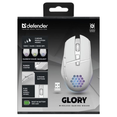 Миша DEFENDER Glory GM-514, LED White (52513)