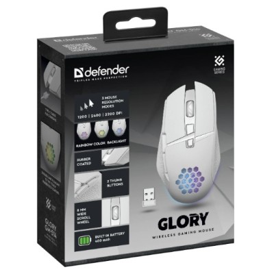Миша DEFENDER Glory GM-514, LED White (52513)